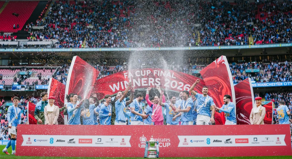 Antoine Semenyo scores as Man City beat Chelsea to win FA Cup title