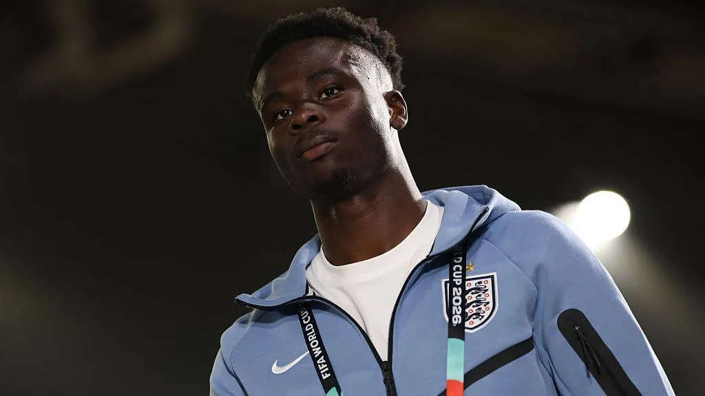 2026 WC: Saka trains alone as England prepare for Ghana game