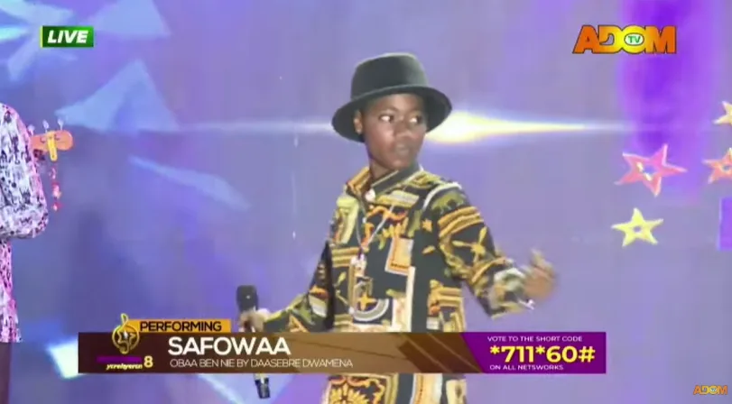 Nsoromma S8 finale: Safowaa delivers solid performance as judges call for stronger stage presence