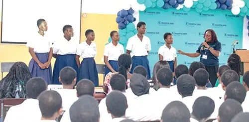 Prudential Bank empowers Labone SHS girls on integrity, leadership