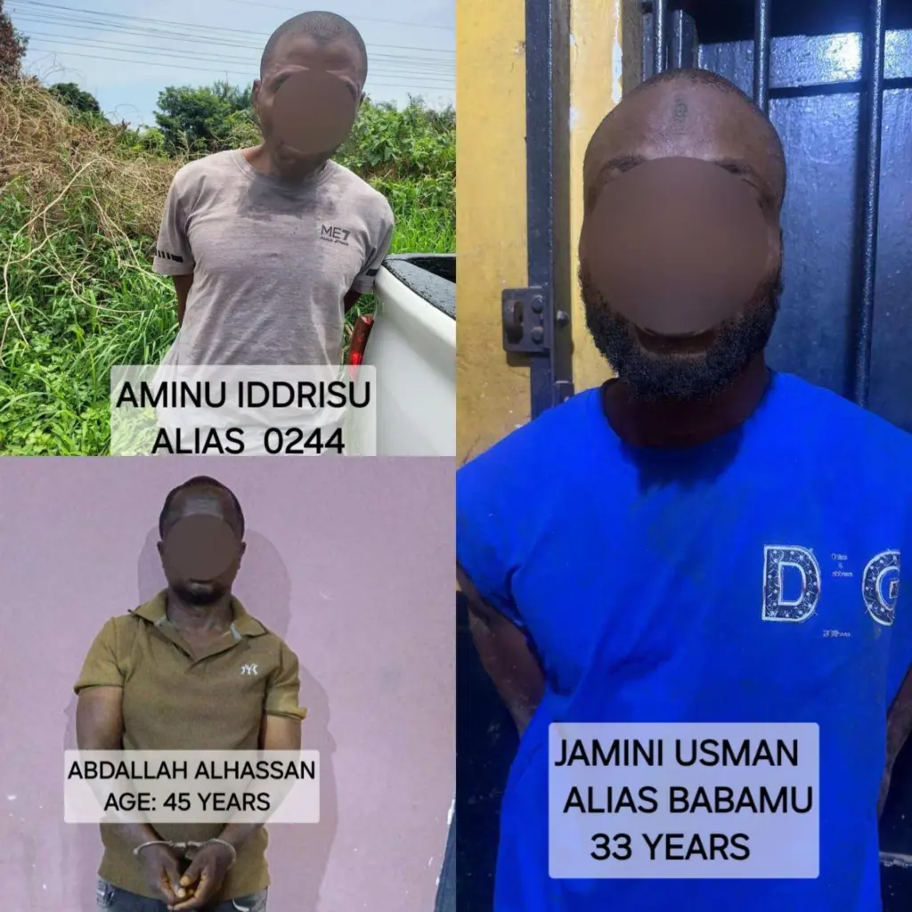 Police dismantle armed robbery gang on Obuasi–Dunkwa highway