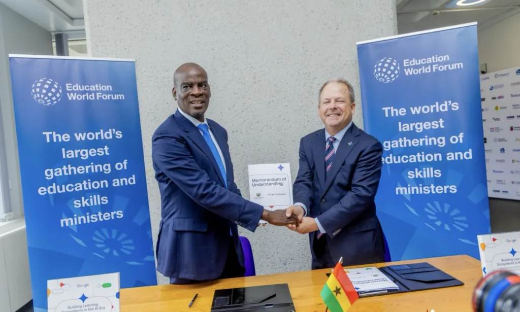 Ghana signs MOU with ‘Google for Education’ to strengthen digital literacy