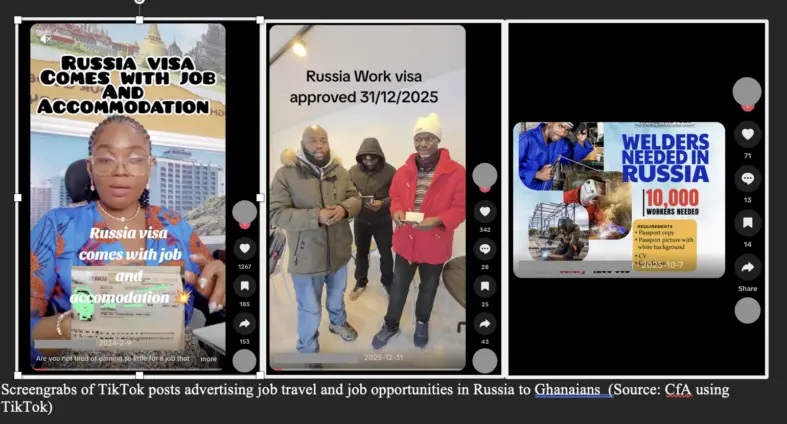 From promised jobs to the frontlines: How Ghanaian recruits signed irregular Russian military contracts