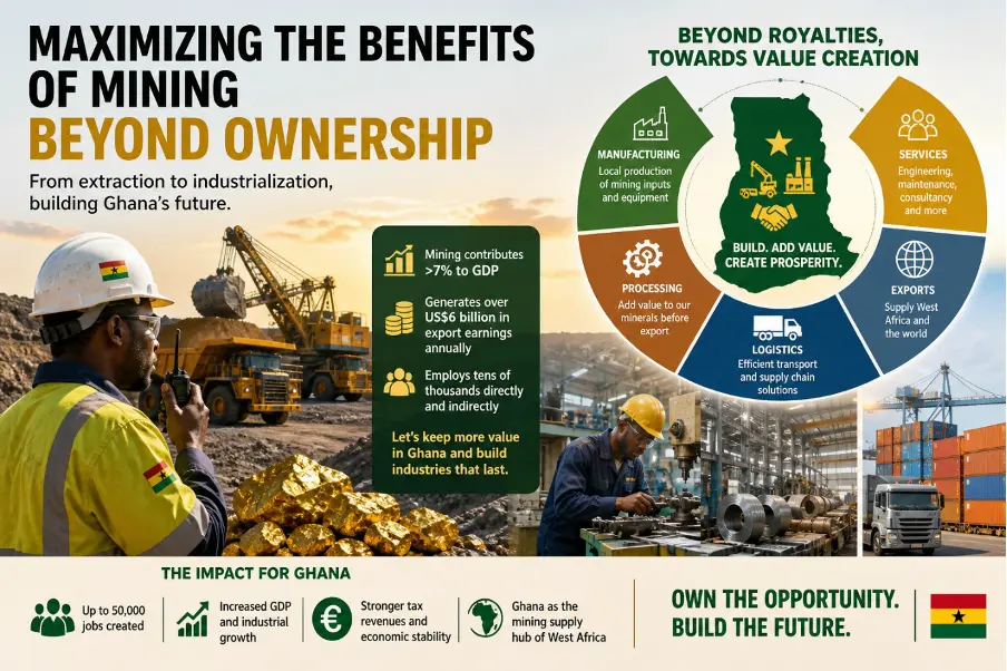 Maximising the benefits of mining beyond ownership