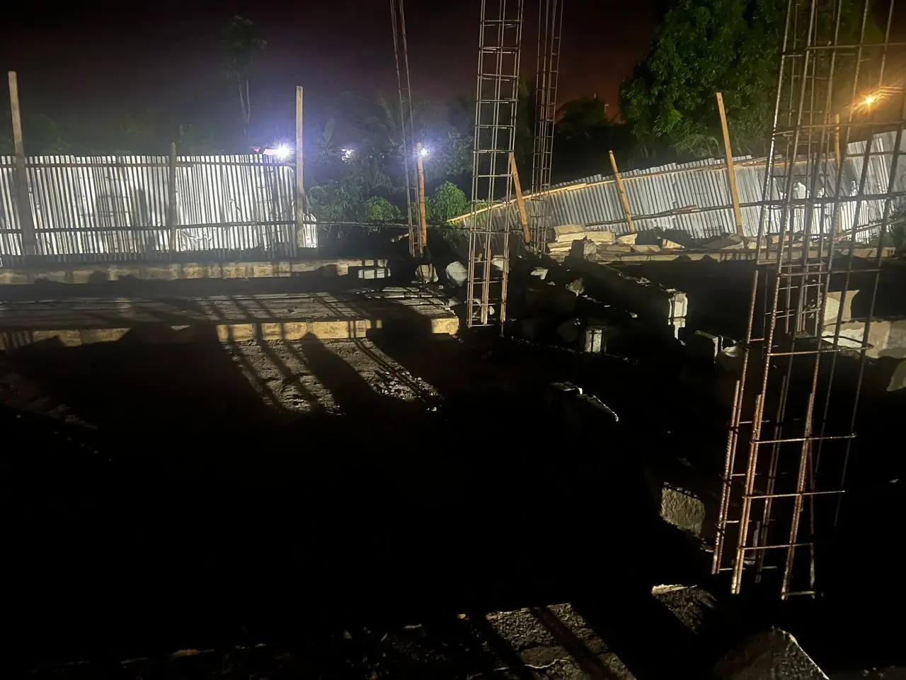 Ellembelle NDC office project partially destroyed by unidentified armed men
