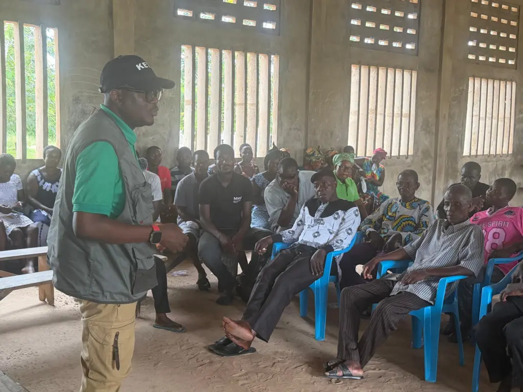 VCIC’s Francis Senanu Dekutse commends gov’t agricultural drive as 500 bags of fertiliser reach Keta farmers