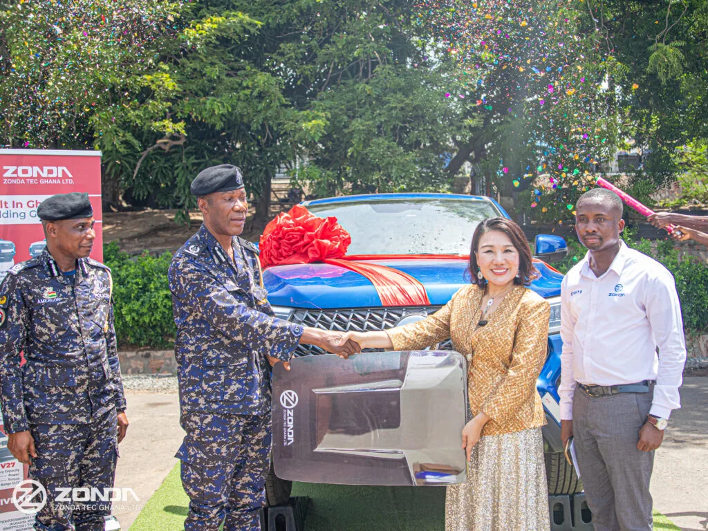 ZondaTec boosts Tema Police operations with GWM POER pickup donation