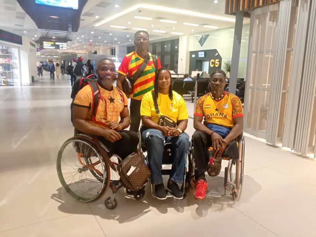 Ghana Para Athletics team departs for 2026 Commonwealth GAP training camp