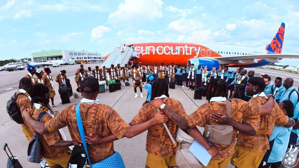 Photos: Black Stars arrive in Providence for final phase of World Cup preparations