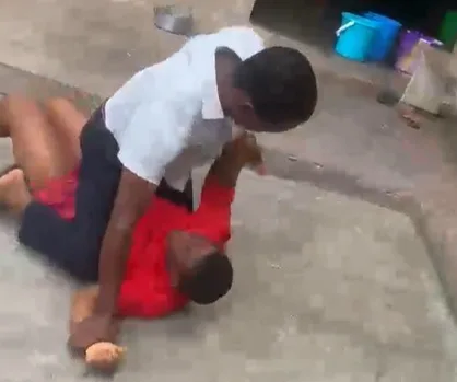Nyinahin Catholic SHS teacher arrested after viral assault video – Student also taken into custody