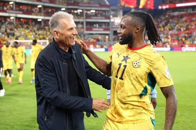 2026 WC: Semenyo lauds Carlos Queiroz’s impact ahead of Ghana’s clasg with Colombia