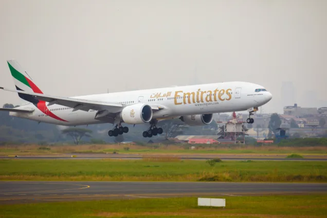 Emirates flight EK789 touches down in Accra for the first time