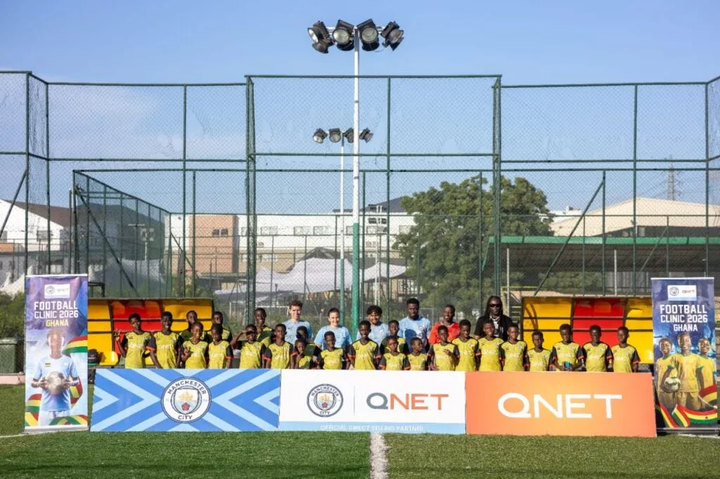 QNET, Manchester City bring world-class football coaching to Ghana’s young talent