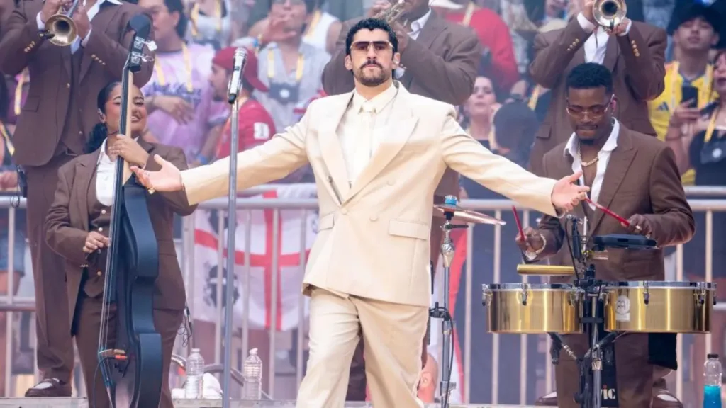 Bad Bunny: Latin star lights up London with history-making stadium show