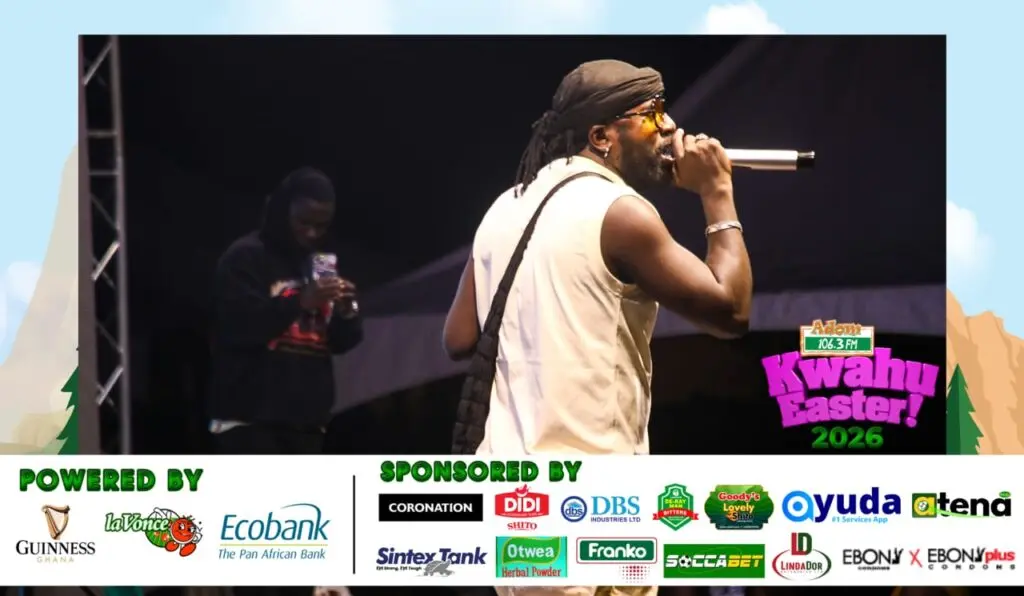 Adom Kwahu Easter: Rap Fada stuns crowd with fiery performance at Mega Bash