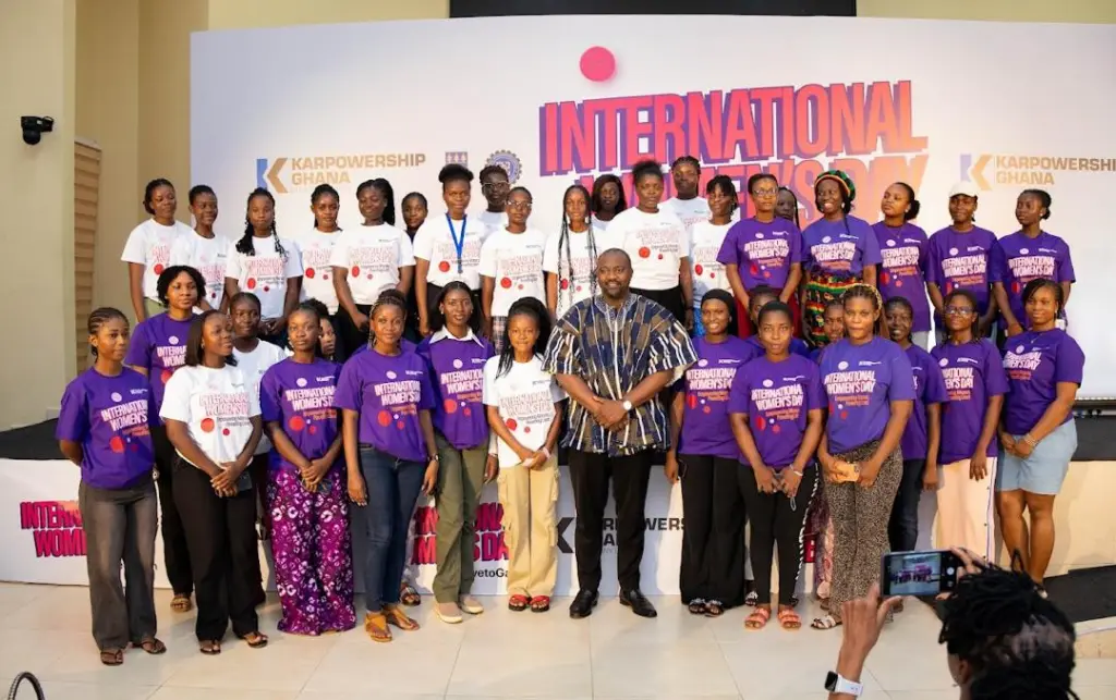 Dumelo commits to supporting UG’s School of Engineering Sciences at during IWD engagement
