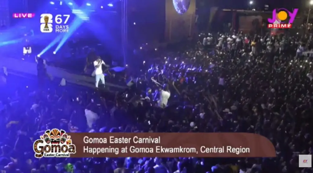 [Watch Live] Shatta Wale, Kofi Kinaata, and others ignite the grand finale of Gomoa Easter Carnival