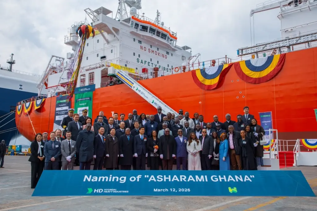 Sahara Group commissions 40,000cbm Asharami Ghana LPG vessel to advance clean energy access in Ghana