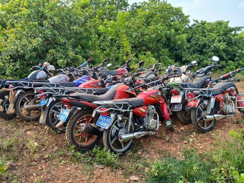15 motorbikes seized as NAIMOS targets illegal mining at Eniamoah
