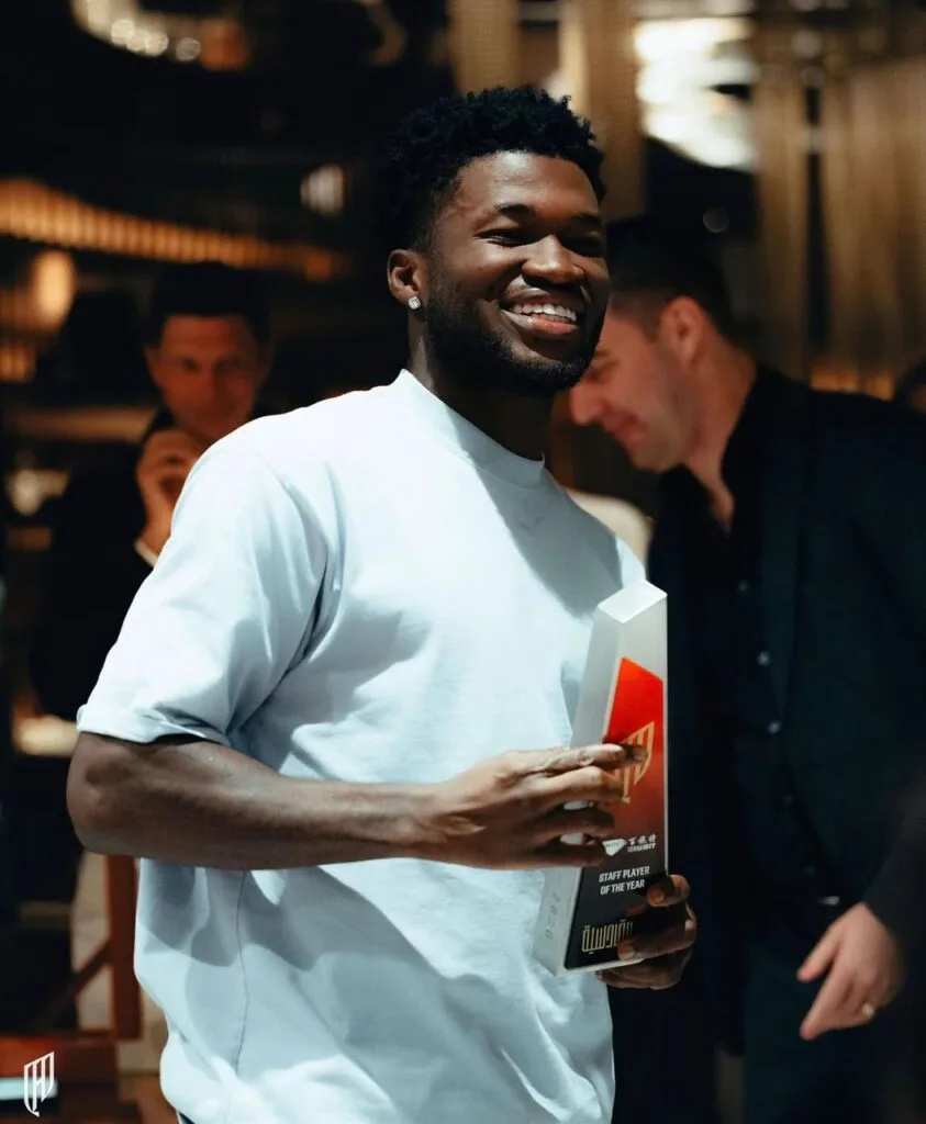 Christopher Bonsu Baah win Staff Player of the Year award in debut season with Al Qadsiah