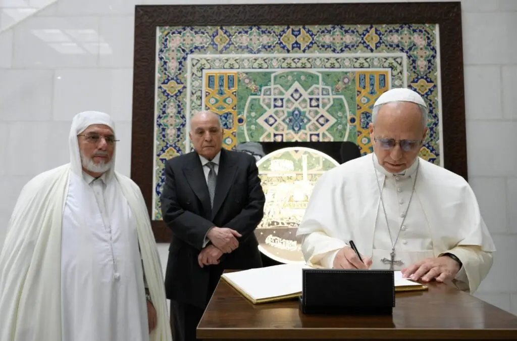 Pope Leo lands in Algeria for historic visit as he starts Africa tour