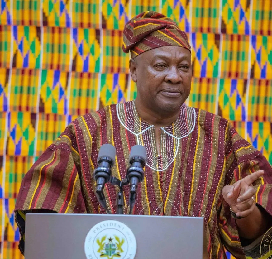 Mahama’s approval rating drops to 58.9% but majority of Ghanaians still back him — IEA poll