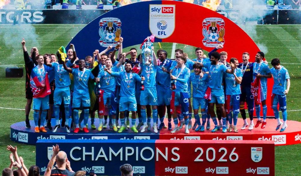 Brandon Thomas-Asante on target as Coventry seal Championship title with win over Wrexham