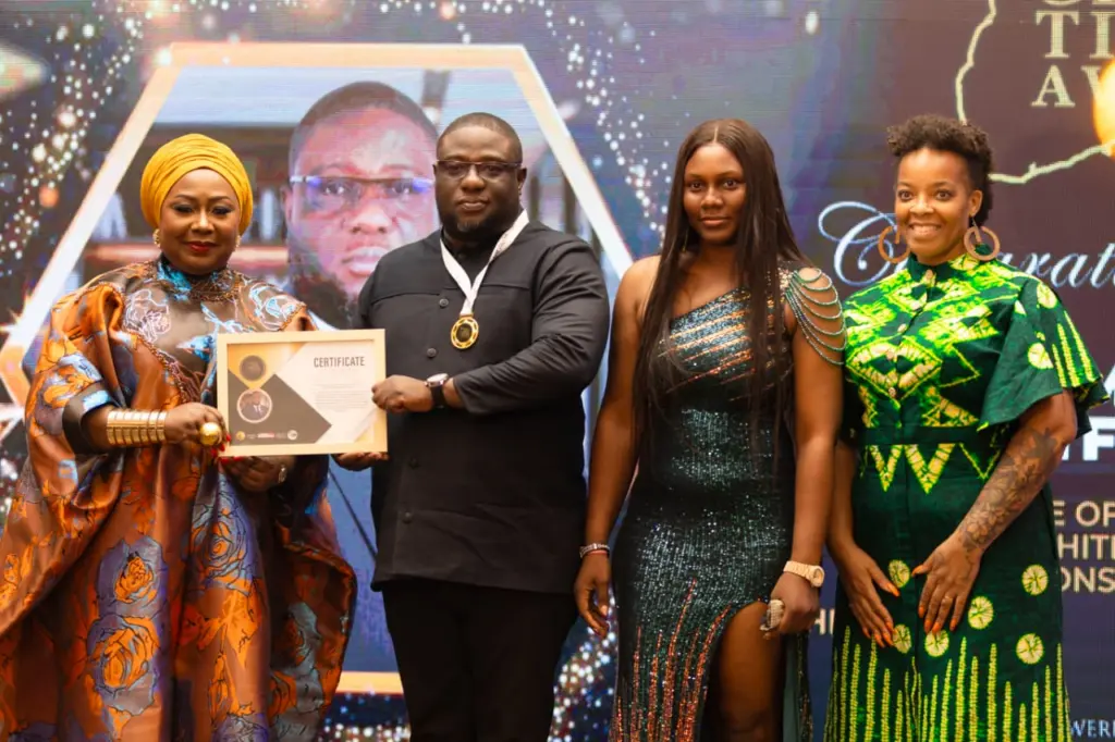 White Sand Travel Consult CEO Mark Hayford honoured at 100 Ghana Titans Awards 2026