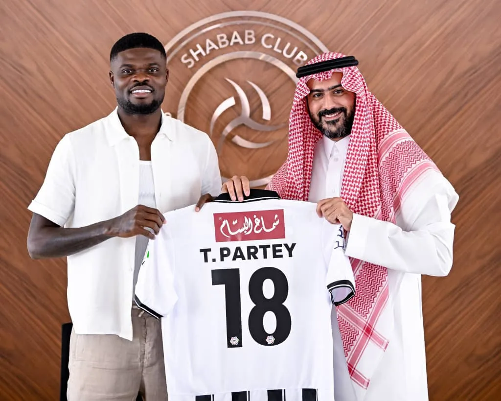 Thomas Partey joins Saudi Arabia’s Al Shabab on one-year deal