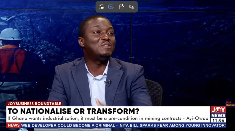 Ghana must tie industrialisation targets to mining contracts — Ayi Owoo