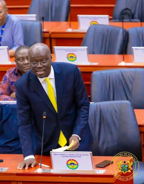 Ato Forson lays 1-cedi “Dumsor levy” spending report before Parliament