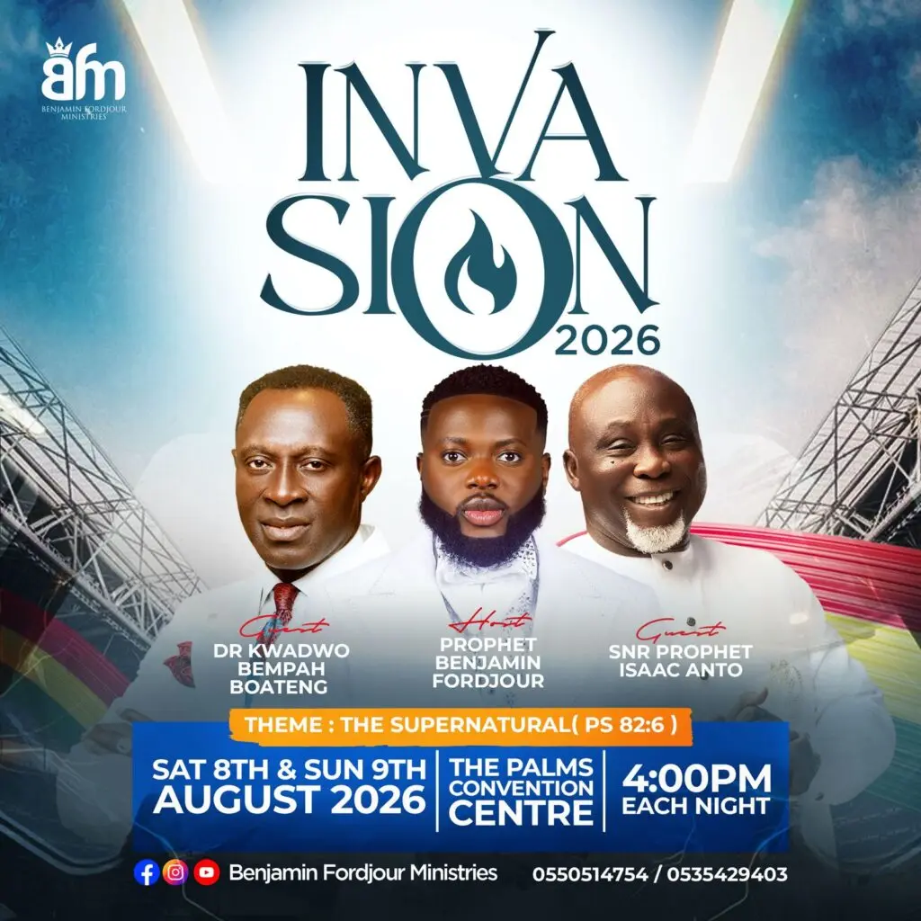 Testimonies expected as Prophet Benjamin Fordjour announces ‘Invasion 2026’ revival