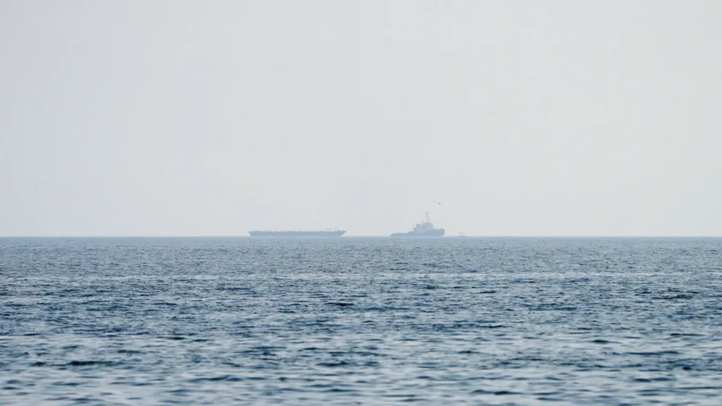 US says it will use frozen Iranian assets to fund damage to ships as strikes continue