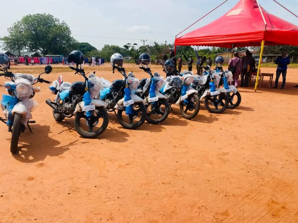 Ejura MP donates seven motorbikes to help school supervisors to visit more schools