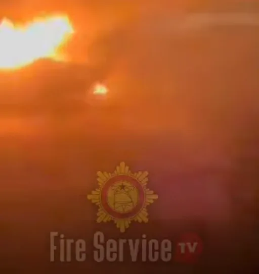 Vehicle catches fire and burns completely at Labone near Aunty Muni Restaurant