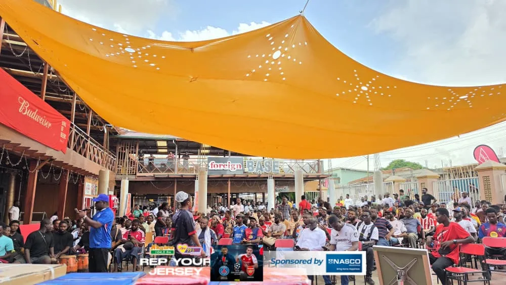 Luv/Nhyira FM thrill football fans with ‘Rep your Jersey’ UEFA Champions League Final experience