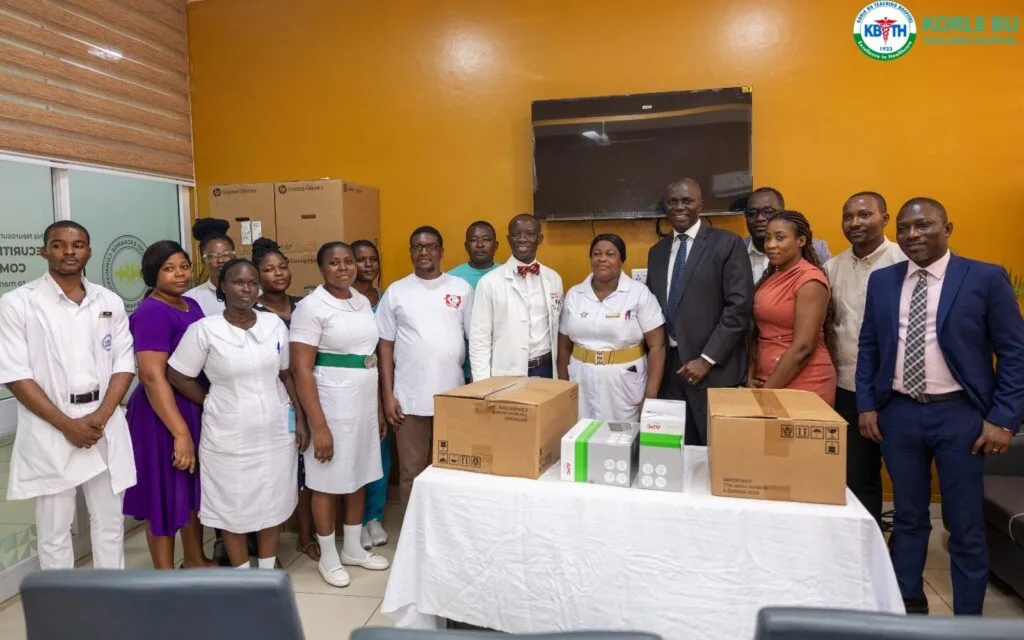 Phoenix Insurance donates computers to Korle Bu Teaching Hospital, calls for greater support for healthcare