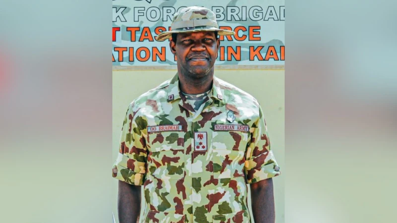 Nigerian army general and several soldiers killed in assault on military base in northeast