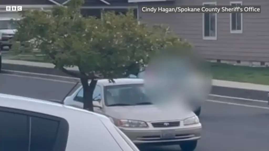 Driver arrested after chasing down child cyclist on footpath