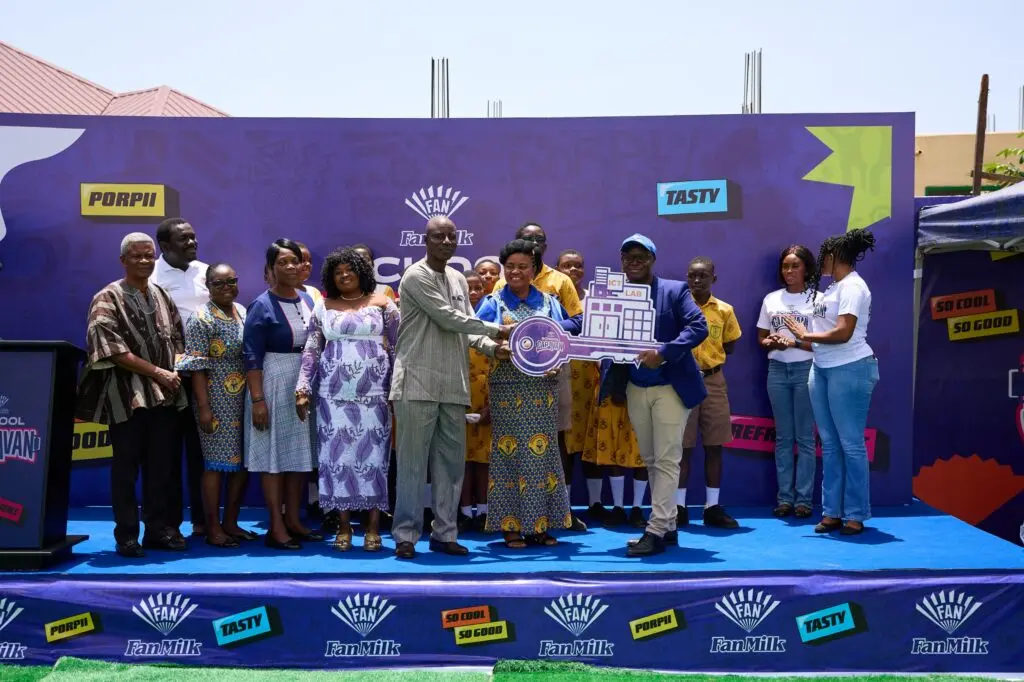 FanMilk Ghana crowns Quaye Nungua R/C Basic School champions of the 2025 FanMilk school caravan, commissions a new ICT lab