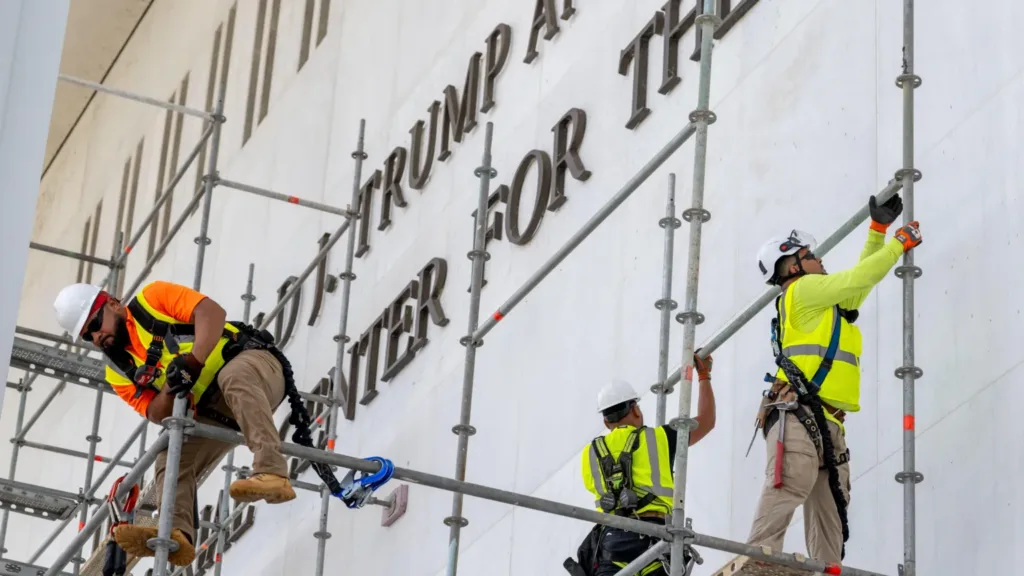 Trump’s name being removed from Kennedy Center after judge order