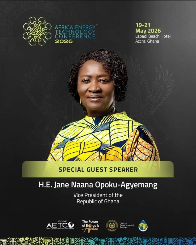 Veep Jane Naana Opoku-Agyemang to attend Africa Energy Technology Conference in Accra