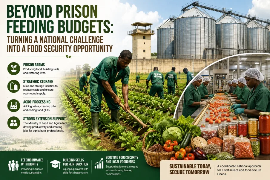 Beyond prison feeding budgets: Turning a national challenge into a food security opportunity