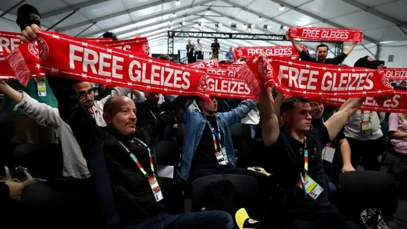 Empty seat at World Cup for imprisoned French sports journalist