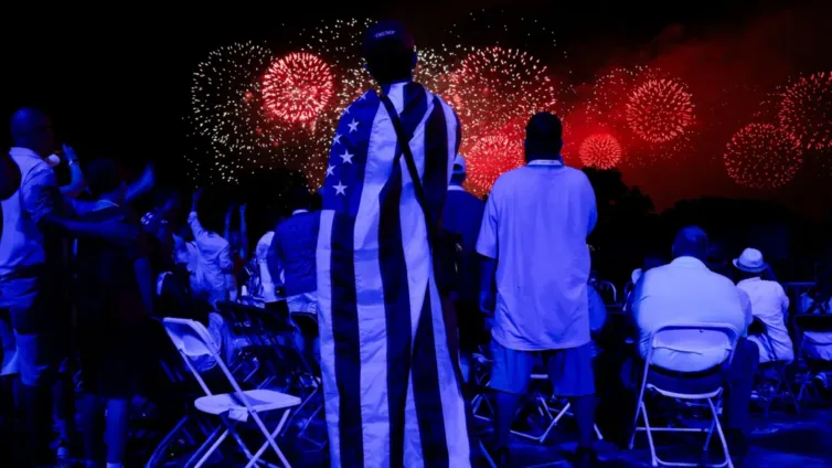 US marks its 250th birthday with fireworks, flyovers