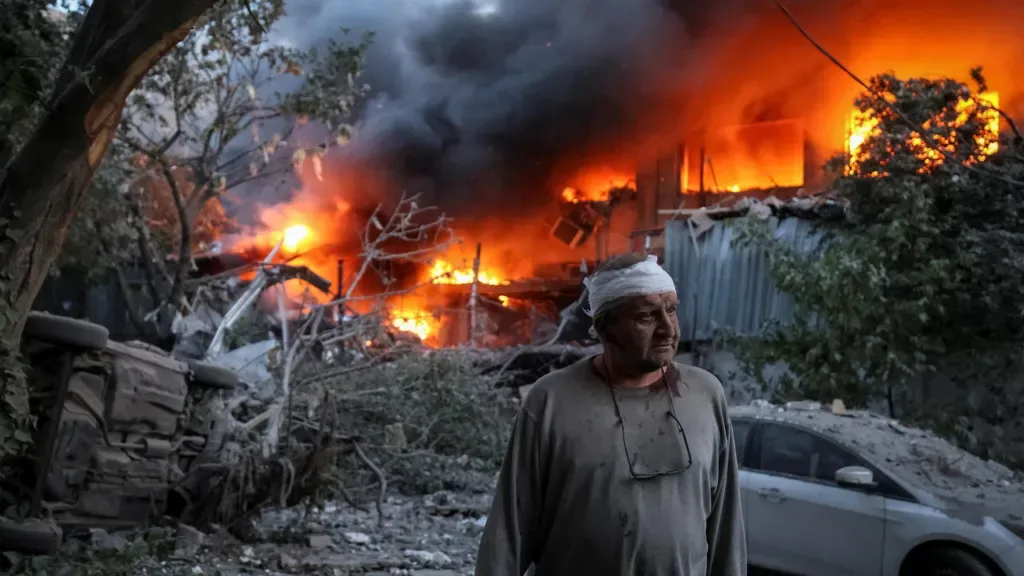 Massive Russian attack on cities across Ukraine kills at least 18 people