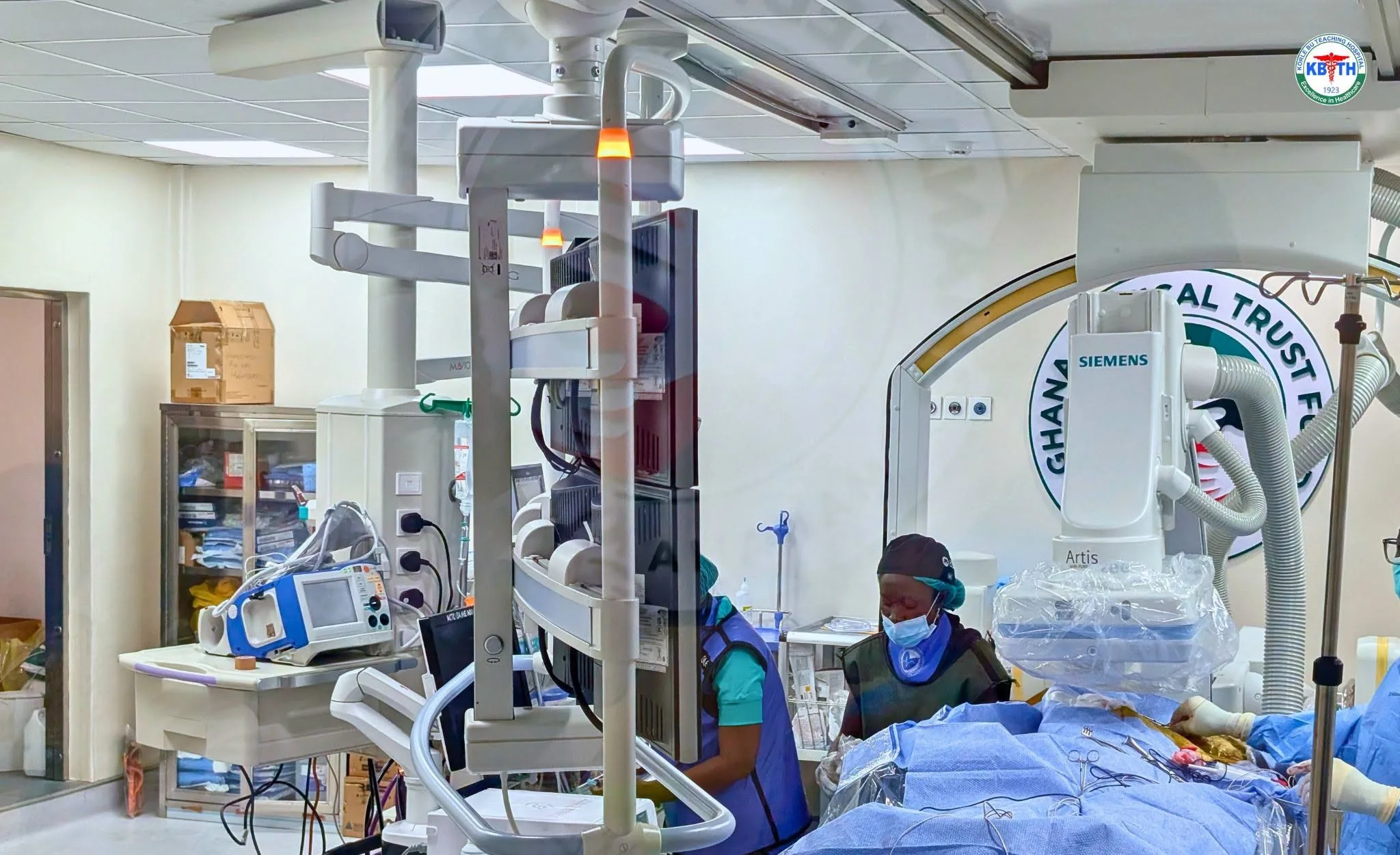 Four patients undergo first procedures at new Korle Bu cath lab