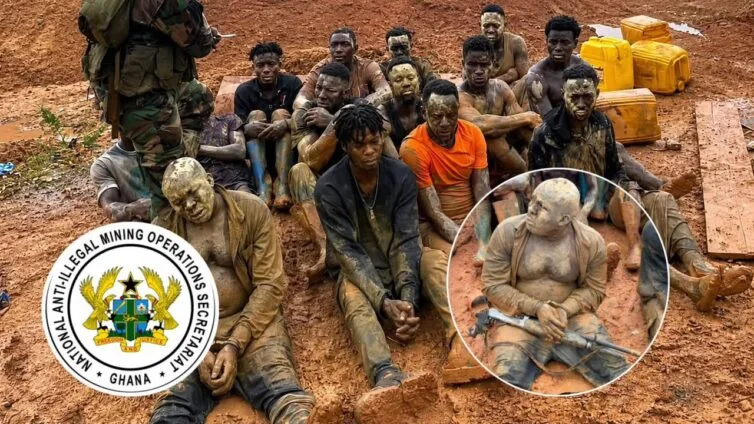 Galamsey: NAIMOS arrests 19 operating near Mpohor Fiase Police Station