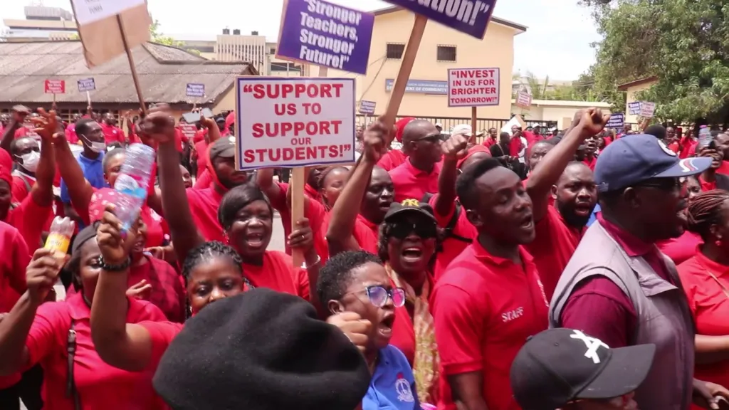 Unpaid teachers threaten massive protests on Wednesday, April 15