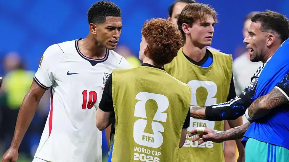 Bellingham slapped Argentina substitute after England exit